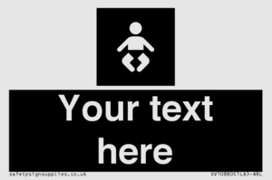 Custom information: black panel baby change